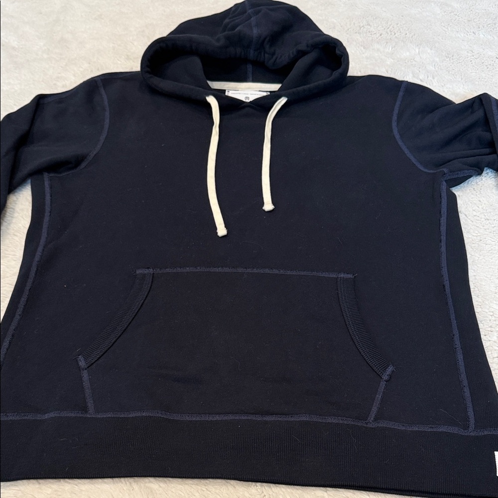 Reigning Champ Men's Dark Navy Hoodie Medium